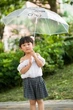 Зонт детский складной WK mini Umbrella WT-U06-transparent Прозрачного цвета для защиты от дождя и снега - изображение 2
