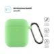 Чохол для навушників Armorstandart Ultrathin Silicone Case With Hook для Apple AirPods 2 Spearmint (ARM59693) - зображення 2