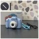 Детский цифровой фотоаппарат Baby Photo Камера Х200 с автофокусом Голубой с рамками для фото и играми - изображение 7