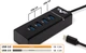 USB-хаб Frime 4-х портовий (1х3.0&3x2.0) TYPE C Black (FH-20060) - зображення 2