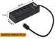 USB-хаб Frime 4-х портовий (1х3.0&3x2.0) TYPE C Black (FH-20060) - зображення 3