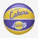 Мяч баскетбольный Wilson NBA Team Retro BSKT Mini LA Lakers WTB3200XBLAL Размер мяча: Size 3 - изображение 1