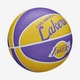 Мяч баскетбольный Wilson NBA Team Retro BSKT Mini LA Lakers WTB3200XBLAL Размер мяча: Size 3 - изображение 2