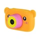 Детский цифровой фотоаппарат мишка Baby Photo Камера Bear с автофокусом X-500 Оранжевый противоударный с рамками для фото и играми - изображение 4