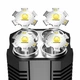 Фонарь прожектор ручной переносной Sirius TL-9328 с зарядкой USB, водонепроницаемый аккумуляторный фонарик - изображение 4
