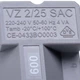 Трансформатор розжига VZ 2/25 SAC под газовый клапан SIT для газового котла Baxi Eco 3 Compact, Slim 8620370 - изображение 3
