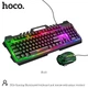 Набір Миша та клавіатура HOCO Gaming Illuminated keyboard and mouse set DI16 (Ru/En) Колір black - изображение 5