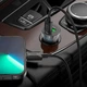 Адаптер автомобільний Hoco Type-C to Lightning CableTransparent Discovery Edition dual port Z47A |1USB/1Type-C, QC/PD, 30W/3A| Колір Transparent-Black - изображение 4