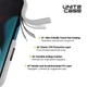 Чехол для Apple iPhone 14 Pro Max, UNIT2, Белый, ударопрочный, прозрачный противоударный чехол-накладка из TPU и поликарбоната (PC), с защитными бортиками, защита всего корпуса от ударов и царапин, ArmorStandart (ARM69959) - изображение 3