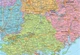Карта України адміністративно-територіальний устрій 160x110 см М 1:850 000 картонна (4820114950246) - зображення 2