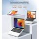Подставка для ноутбука Choetech до 17", алюминий, компактный (H055-GY) (256840) - изображение 6