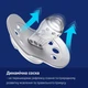 Пустышка Lovi Harmony Boy силиконовая динамическая 6-18 месяцев 2 шт (22/907boy) - изображение 3