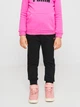 Детские спортивные штаны-джоггеры для девочки Coccodrillo Everyday Girl ZC2120105EVG 104 см Черные (5904705985059) - изображение 1