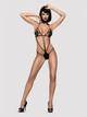 Body erotyczne damskie Obsessive Luiza body Czarne (5900308553053) - obraz 1