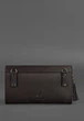 Женская кожаная сумка Элис темно-коричневая Краст BN-BAG-7-CHOKO - изображение 3
