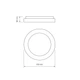 Светодиодный светильник VIDEX EDGE-RC-72W-WHITE - изображение 7