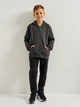 Детская теплая толстовка Minoti 15Fleece 17 39526KID 80-86 см Серая (5063025173642) - изображение 3
