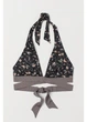 Купальний бюст H&M 36 Чорний 0563204_оранж.цвет._03 - зображення 1