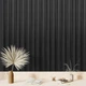 Декоративная стеновая рейка Sticker Wall 160*23*3000мм (D) SW-00001532 Черная - изображение 7
