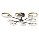 Люстра светодиодная акриловая Sirius Ш 1313/9 Black+Gold - изображение 2