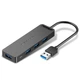 USB-хаб Vention 4-Port USB 2.0 з micro USB живленням 0.15M Black(CHLBB) - зображення 1