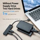 USB-хаб Vention 4-Port USB 2.0 з micro USB живленням 0.15M Black(CHLBB) - зображення 5