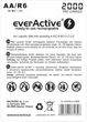 Акумулятор everActive R6/AA 2000 mAH блістер 2 шт. Ready-To-Use (EVHRL6-2000-2BL) - зображення 2