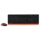 Комплект (клавіатура, миша) бездротовий A4Tech Fstyler FG1010 Orange ( 15624 ) - изображение 2