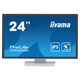 Монитор ЖК 23.8" Iiyama T2452MSC-W1 IPS 1920х1080 60Гц безрамочный/сенсорный экран Белый - изображение 1