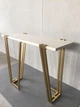 Дизайнерская Барная стойка Loft Design 120х40х110h Золотой / Мрамор ATL1116 - изображение 1