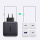 Зарядное устройство Ugreen GaN X 100W Fast Charger 4 USB PD QC3.0 QC4.0 FCP 3C1A (CD226) - изображение 14