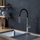 Смеситель для кухни с гибким изливом Imprese Boa US хром 55921 - изображение 2