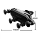 Автомобільний тримач WUW Z25 Air outlet Gravity Black - изображение 3