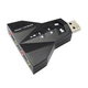 Звуковая карта USB для компьютера или ноутбука внешняя, с кнопками управления арт.100194 - изображение 1