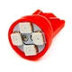 T10 4-SMD LED W5W лампочка автомобильная - красный - изображение 4
