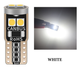 Лампочка автомобільна - T10 6-SMD 3030 LED W5W - білий - зображення 1
