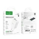 Сетевое зарядное устройство Hoco C126A Pure PD+QC 40W(2C1A)|1 USB-A, 2 Type C, кабель Type-C to Type-C 1 метр - изображение 9