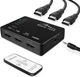 Przełącznik Media-Tech MT5207 HDMI 5xports HDMI switch remote controlled 4K resolution support - obraz 3