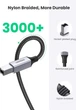 Кабель для принтера UGREEN US369 USB-A 2.0 - USB-B 2.0 Cable Braided, 1.5m Black 80802 - изображение 3