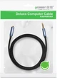 Удлинитель UGREEN AV118 3.5 mm Male to 3.5 mm Female, 1.5 m Black 40674 - изображение 6