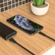 Кабель HOCO X53 USB to iP 2.4A, 1m, silicone, aluminum connectors, Black - изображение 4