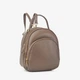 Сумка-рюкзак жіноча шкіряна маленька Regina Notte Backpack 3492 Темний тауп - зображення 3