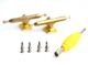 Подвески для фингерборда Just Skate FB Premium Truck Revers Kingpin Gold 34 мм - изображение 3