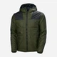 Куртка демисезонная с капюшоном мужская Helly Hansen Flex Ins Jacket 54059-431 S Utility Green (7040058714101) - изображение 6