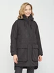 Парка демисезонная женская Helly Hansen W Maud Parka 53621-990 M Черная (7040056868257) - изображение 1