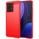 Защитный чехол UniCase Carbon для Motorola Edge 40 Neo - Red - изображение 1
