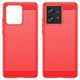 Защитный чехол UniCase Carbon для Motorola Edge 40 Neo - Red - изображение 2