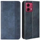 Чехол-книжка Deexe Retro Style для Motorola Moto G84 - Blue - изображение 1