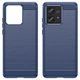 Силиконовый (TPU) чехол UniCase Carbon для Motorola Edge 40 Neo - Blue - изображение 2