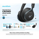 Навушники із мікрофоном Anker SoundCore Space One Black (A3035) - зображення 2